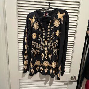 Georgina Raw Seam Henley